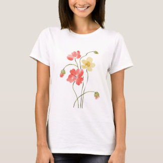 T-shirt med vallmoväxter
