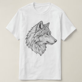 T-shirt med vargdesign