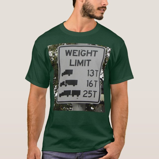 T-shirt med viktgräns (Framsida)