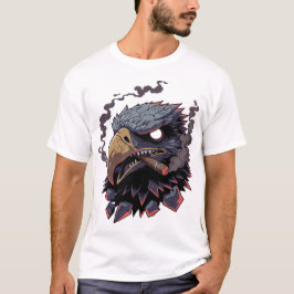 T-shirt med vild stenhök-maskot