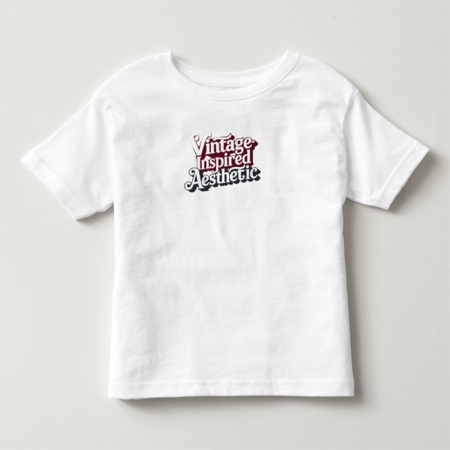 ✅👕 T-shirt med vintageinspirerad estetik 👕✅ (Framsida)
