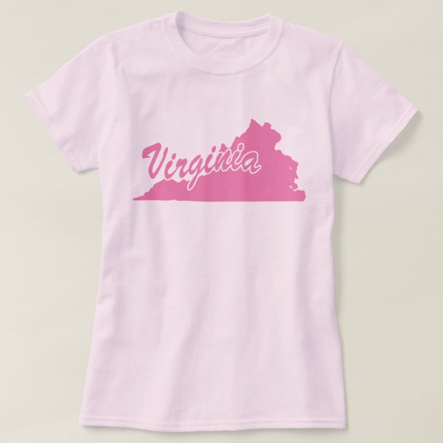 T-shirt med Virginias form (Design framsida)