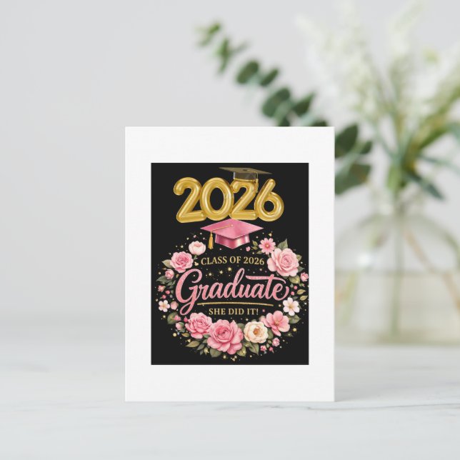 T-Shirt Meddelande Vykort (Stående Fram)