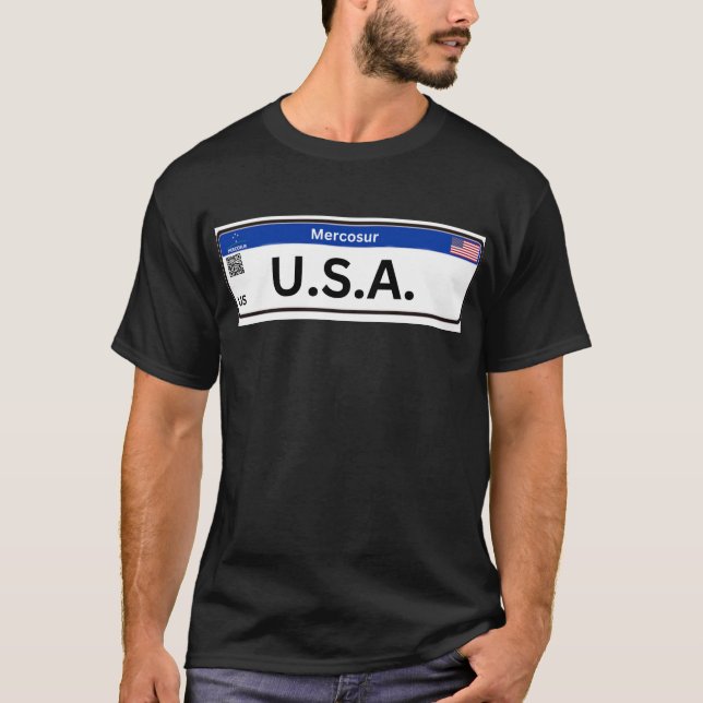 T-shirt Mercosur USA (Framsida)