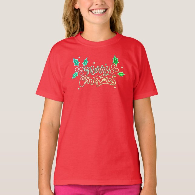 T-Shirt Merry Christmas  (Framsida)
