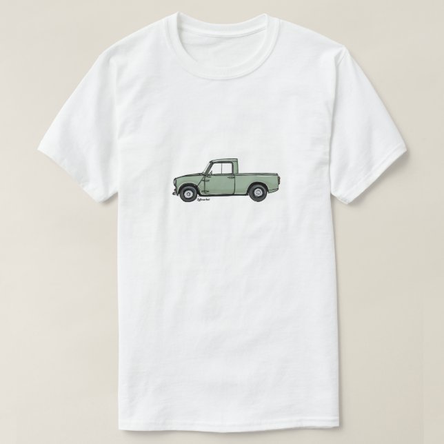 T-shirt met vintage MINI Pickup (Design framsida)