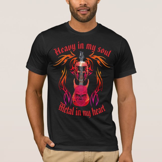 T-Shirt Metall i mitt hjärta (Framsida)