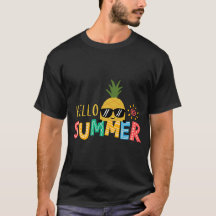 T-shirt mignon Hej Sunshine, t-shirt d'été, t-sh