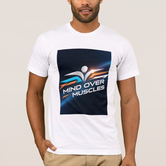 T-shirt Mind Over Muscles (Framsida)