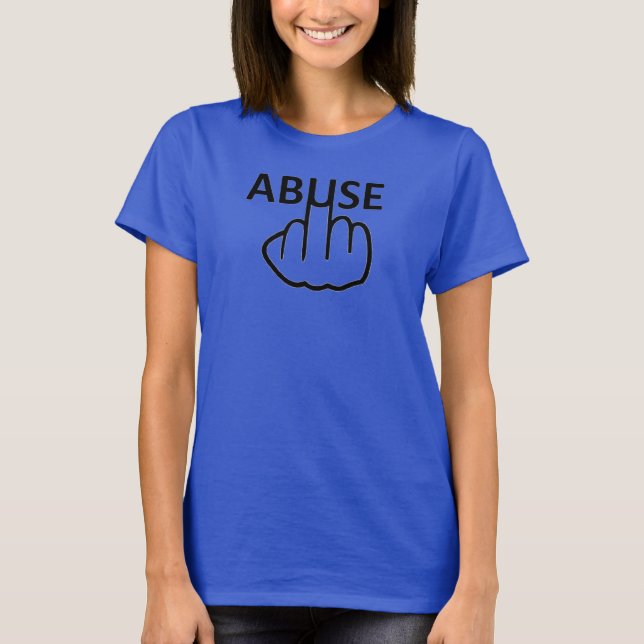 T-Shirt-missbruk är Hemskt Tröja (Framsida)