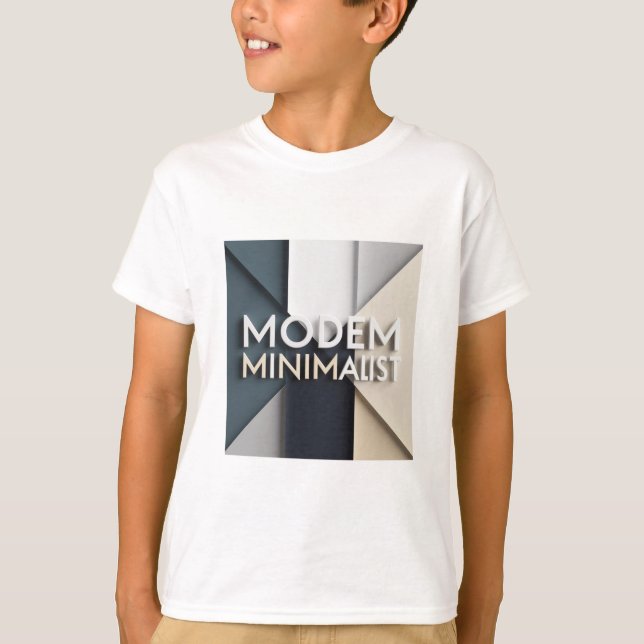T-shirt Modem Minimalist (Framsida)