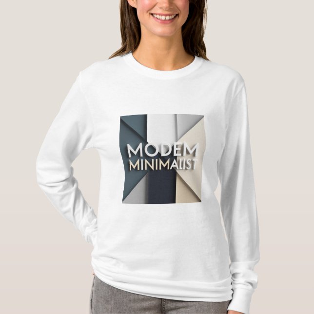 T-shirt Modem Minimalist (Framsida)