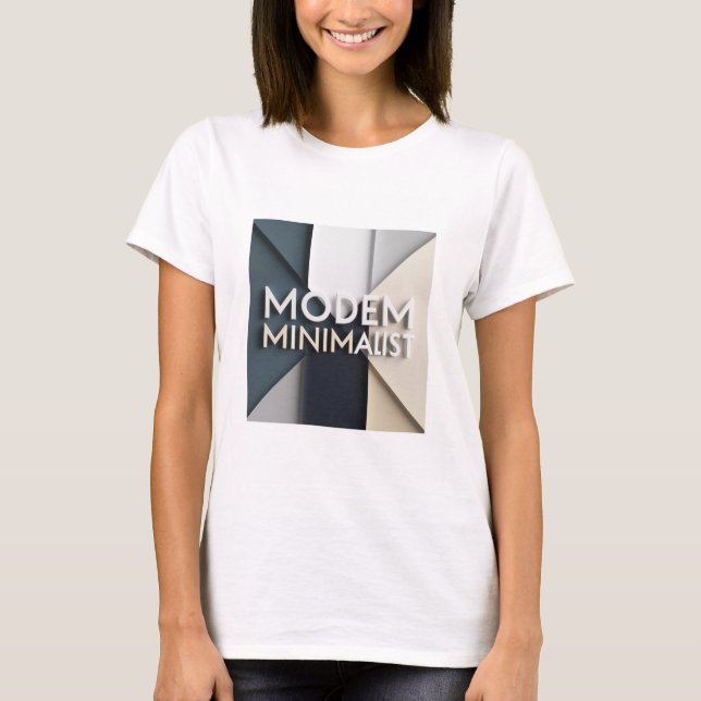T-shirt Modem Minimalist (Framsida)