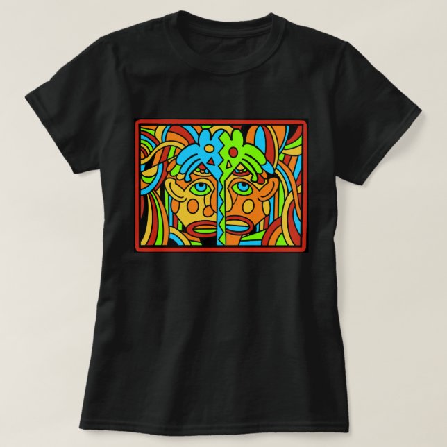 T-Shirt "modern art" (Design framsida)