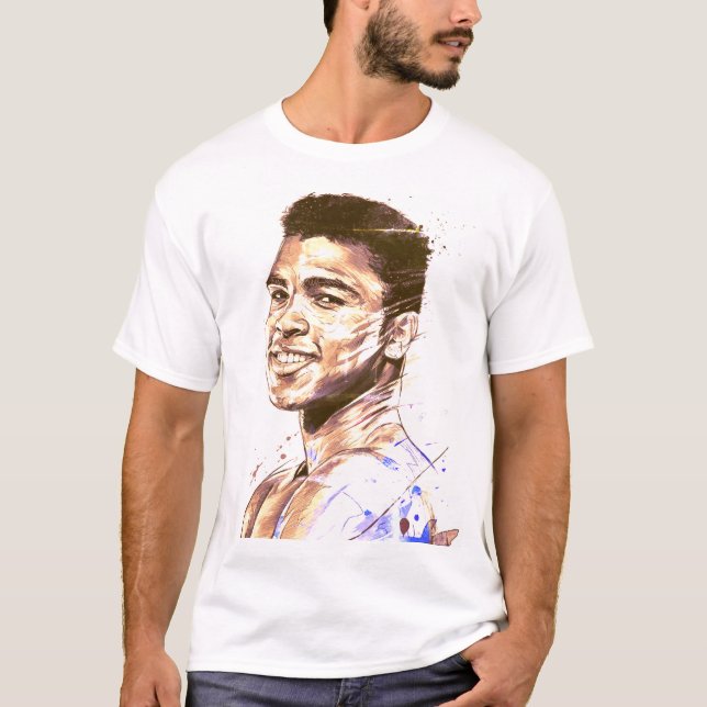 T-Shirt mohammad ali (Framsida)