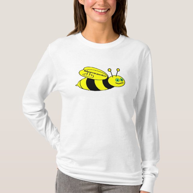 T-Shirt Monsanto Bee Flip (Framsida)