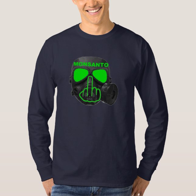 T-Shirt Monsanto Gas Mask Flip (Framsida)