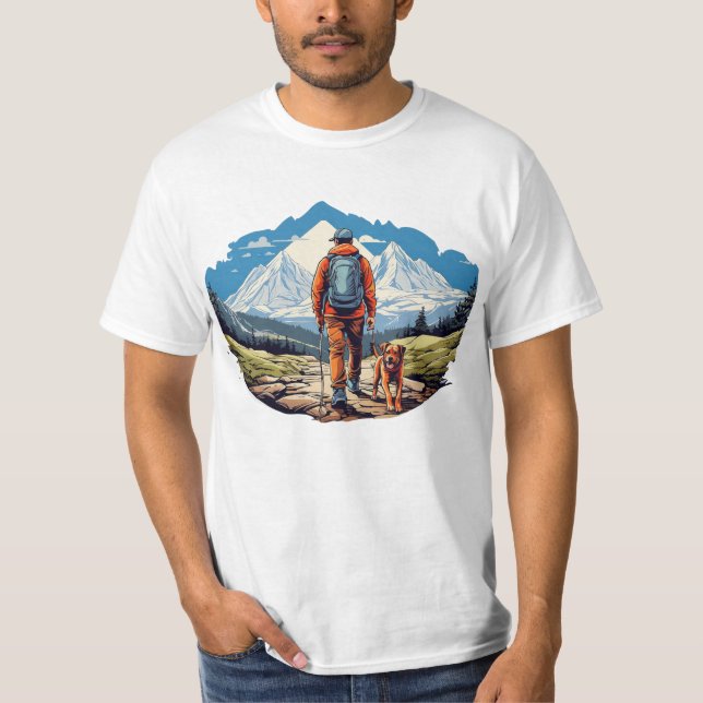 T-shirt Montagne : Aventurez-vous au sommet! (Framsida)