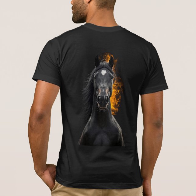 T-Shirt Mörk Stallion Inferno (Baksida)