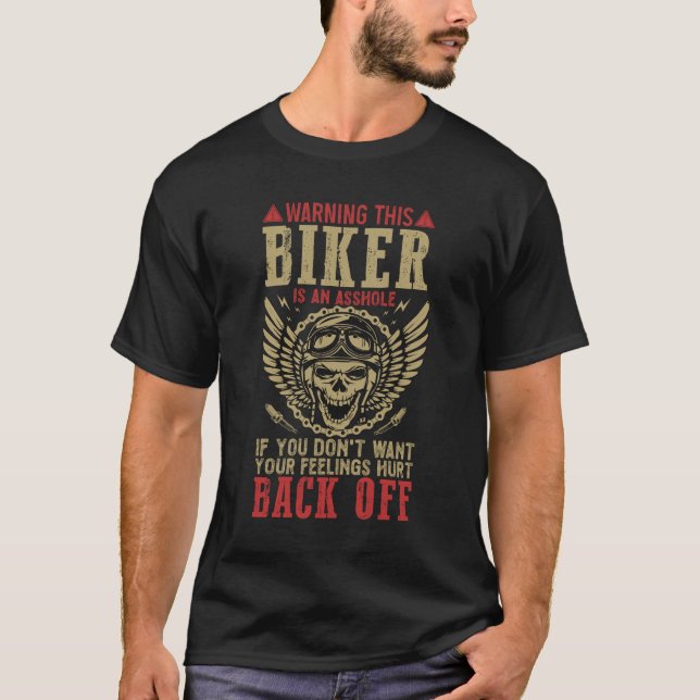 T-shirt Motard Biker (Framsida)