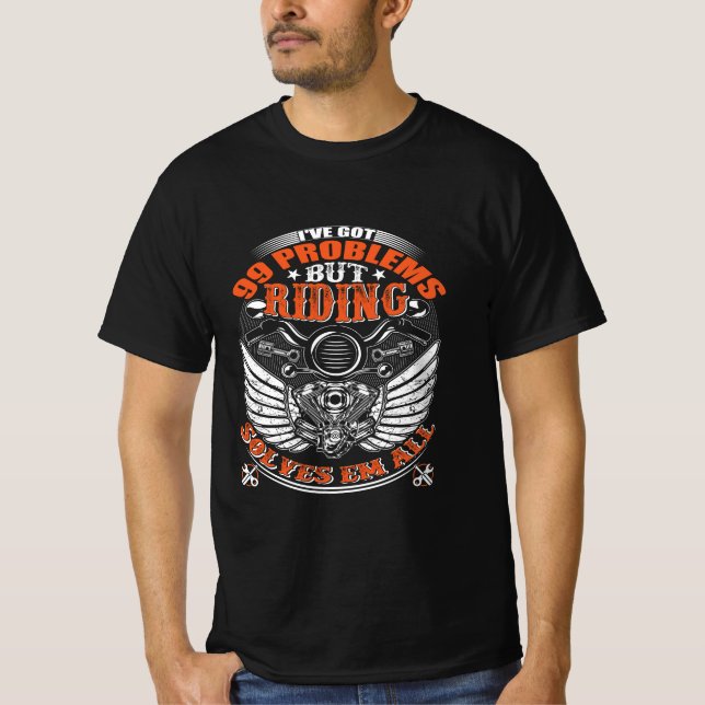 T-shirt motard,  I've Got 99 Problems... (Framsida)