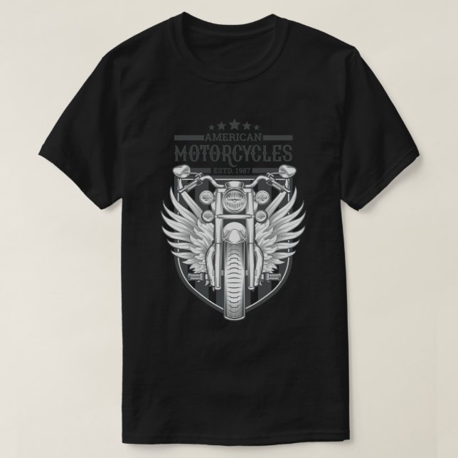 T-SHIRT MOTORBIKE (Design framsida)