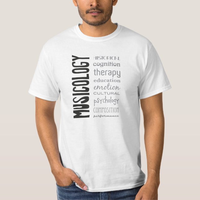 T-shirt - Musicology (Framsida)