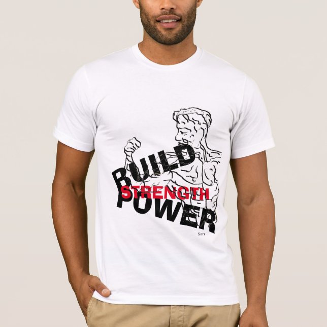 T-Shirt: Musulär T Shirt (Framsida)