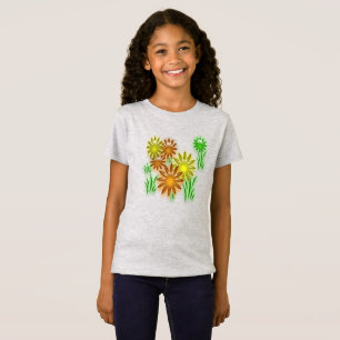 T-shirt - Neonblommor