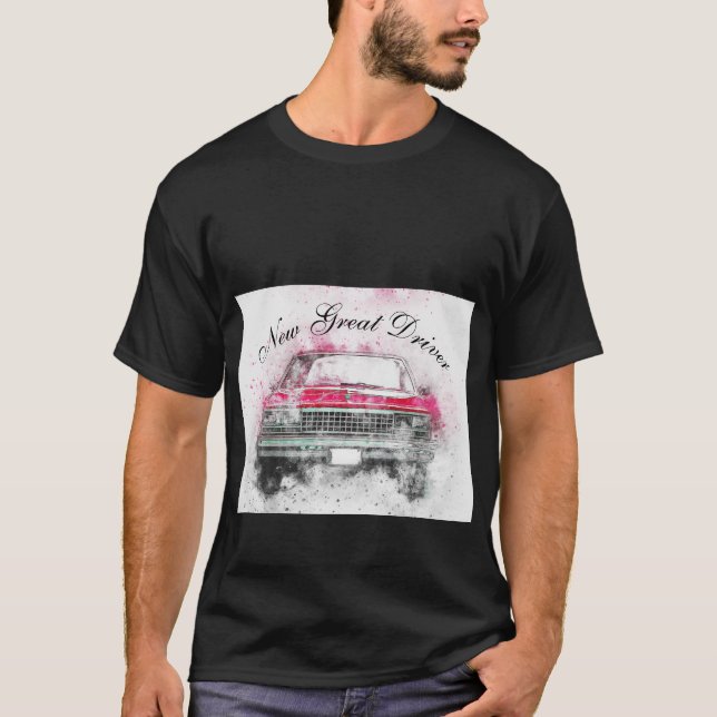 T-shirt New Great Driver (Framsida)
