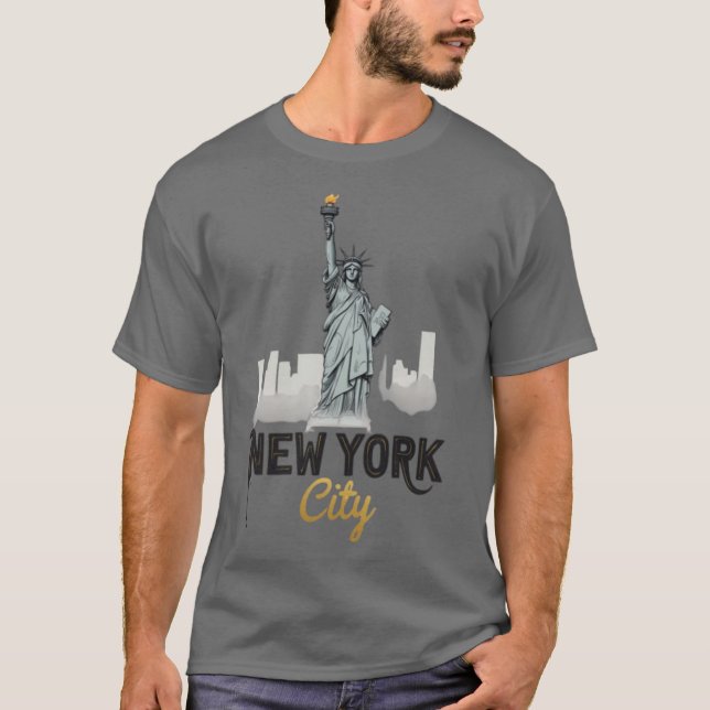 T-SHIRT NEW YORK CITY NEW MODE DESIGNER TEE (Framsida)