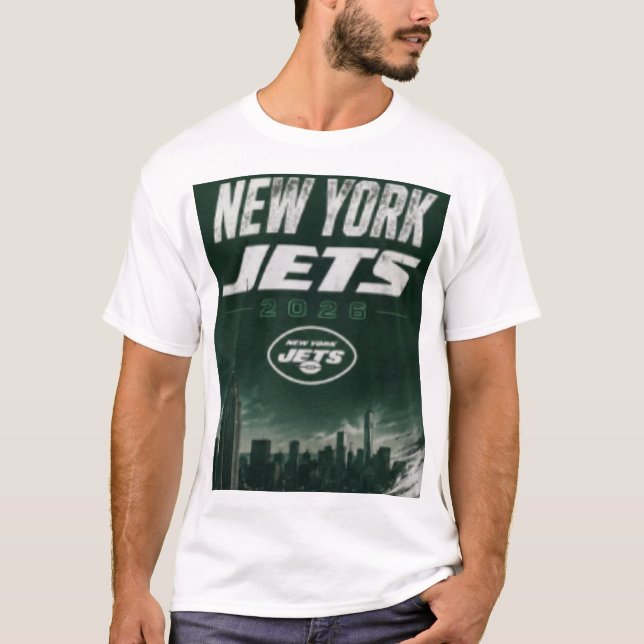 T-Shirt NEW YORK JETS 2026 (Framsida)