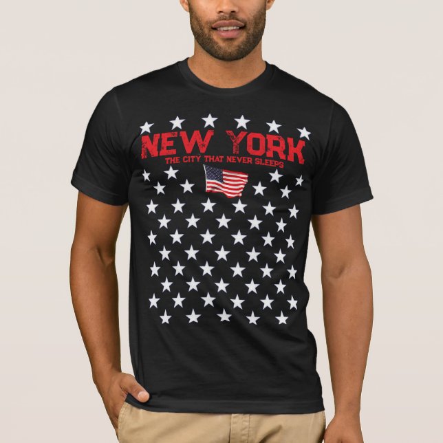 T-Shirt New York USA (Framsida)