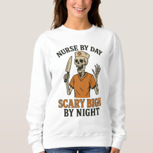 T-shirt Nurse Halloween-Roligt
