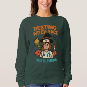 T-shirt Nurse Halloween Roligt - Spooky Shift Magi
