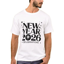 T-shirt Nyår 2026 Firande 