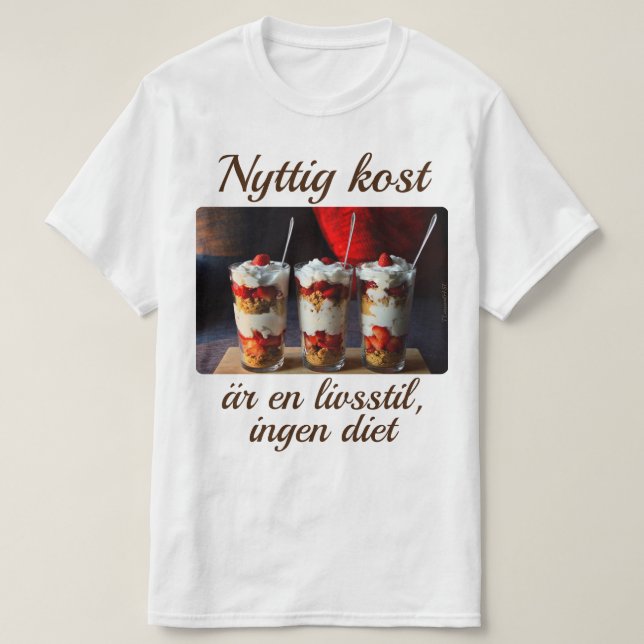 T-shirt — Nyttig kost (Design framsida)