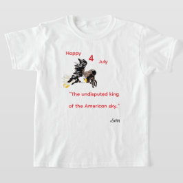 T-Shirt: Obestridd kung, den skalliga örnen. T Shirt