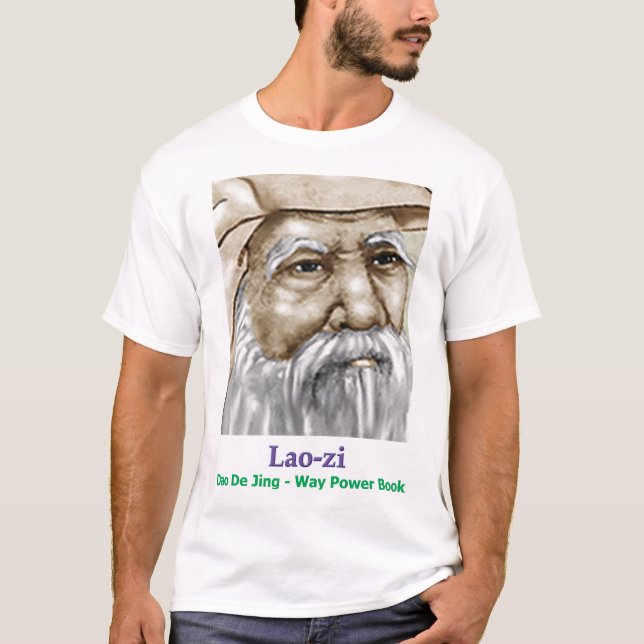 T-Shirt of Chinese filosoher Laozi (Framsida)