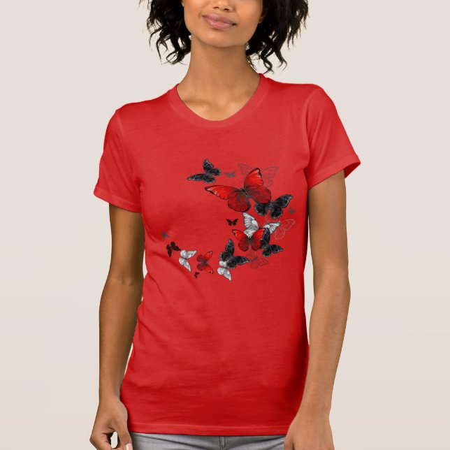 T-shirt of Dance of Butterflies (Framsida)