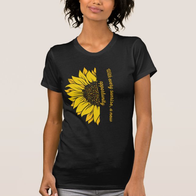 T-shirt of Sunrise & New Beginnings (Framsida)