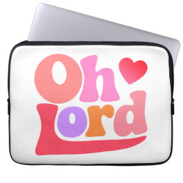 T-Shirt oh lord Laptop Fodral