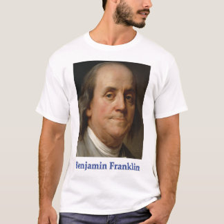 T-Shirt om Ben Franklin, vetenskap och framsteg