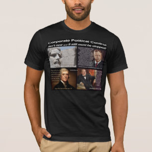 T-shirt om företags politiska kontroll