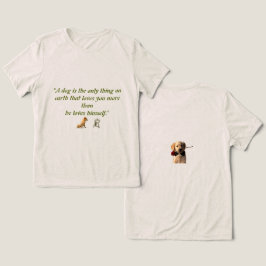 T-shirt om hundars kärlek