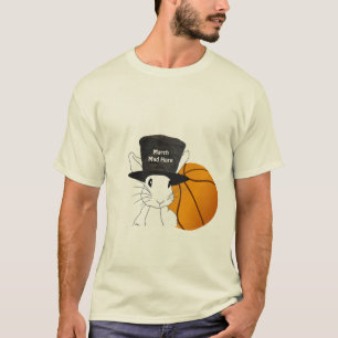 T Shirt om March Mad Hare Basket Personlig