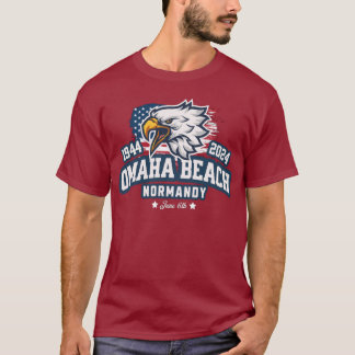 T-shirt Omaha Beach 1944 2024 D-Day 80 eme anniver
