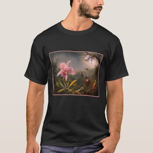 T-Shirt: Orchid och Hummingbird Tee (Framsida)