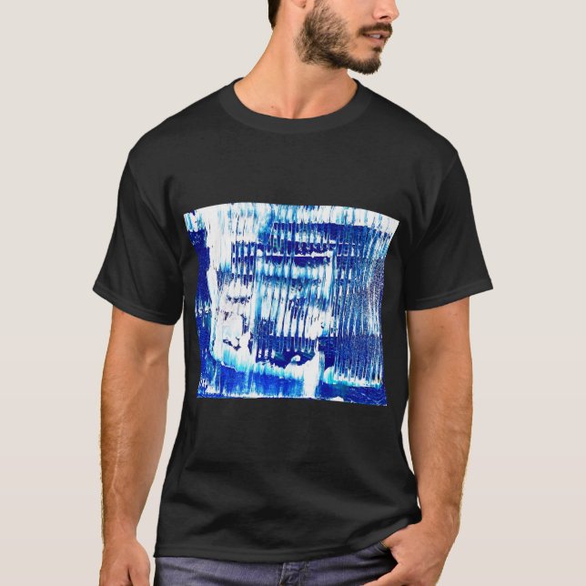 T-shirt Original Abstarct Blue Iceberg (Framsida)