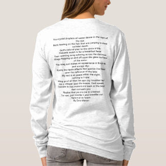 T-Shirt-överlämnande vid sjö T Shirt